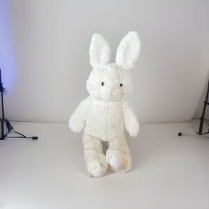 Pottery Barn Kids White‎ Bunny Rabbit Plush Easter Spring  21" Stuffed Animal